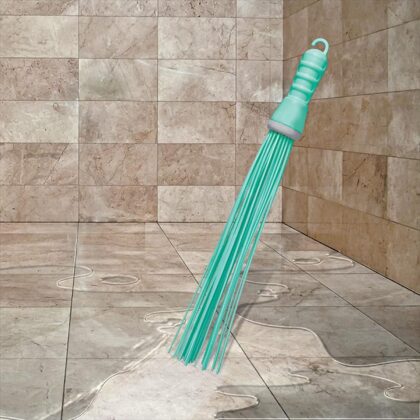 MANNAT Plastic Hard Bristle Broom Kharata for Floor Scrubbing in Bathroom Pack of 1