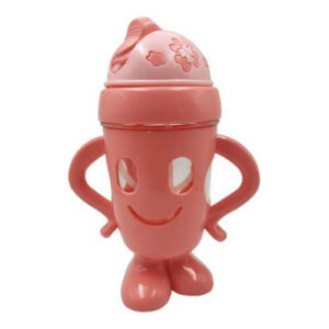Mannat Smiling Face Baby Sipper Cup With Soft Straw Bottle for Drinking