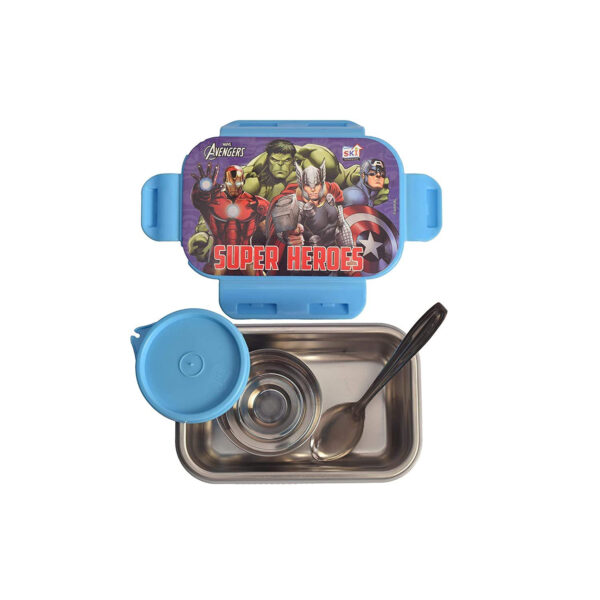 School Mate Insulated Steel Avengers Lunch Box 450ml - Image 3