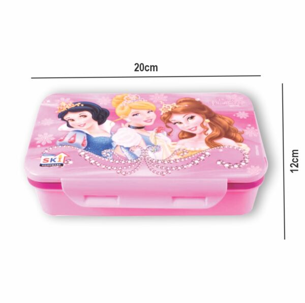 School Mate Insulated Steel Barbie Doll Princess Lunch Box 550ml - Image 6