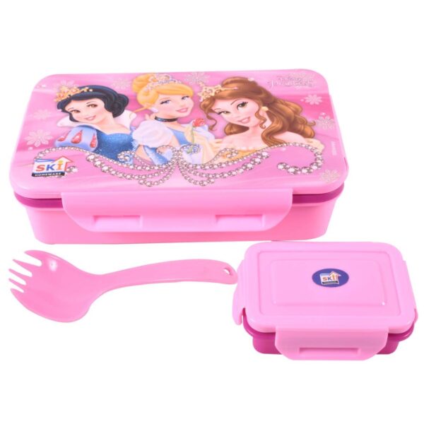 School Mate Insulated Steel Barbie Doll Princess Lunch Box 550ml - Image 2