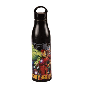 School Mate Insulated Inner Steel Avengers Water Bottle White